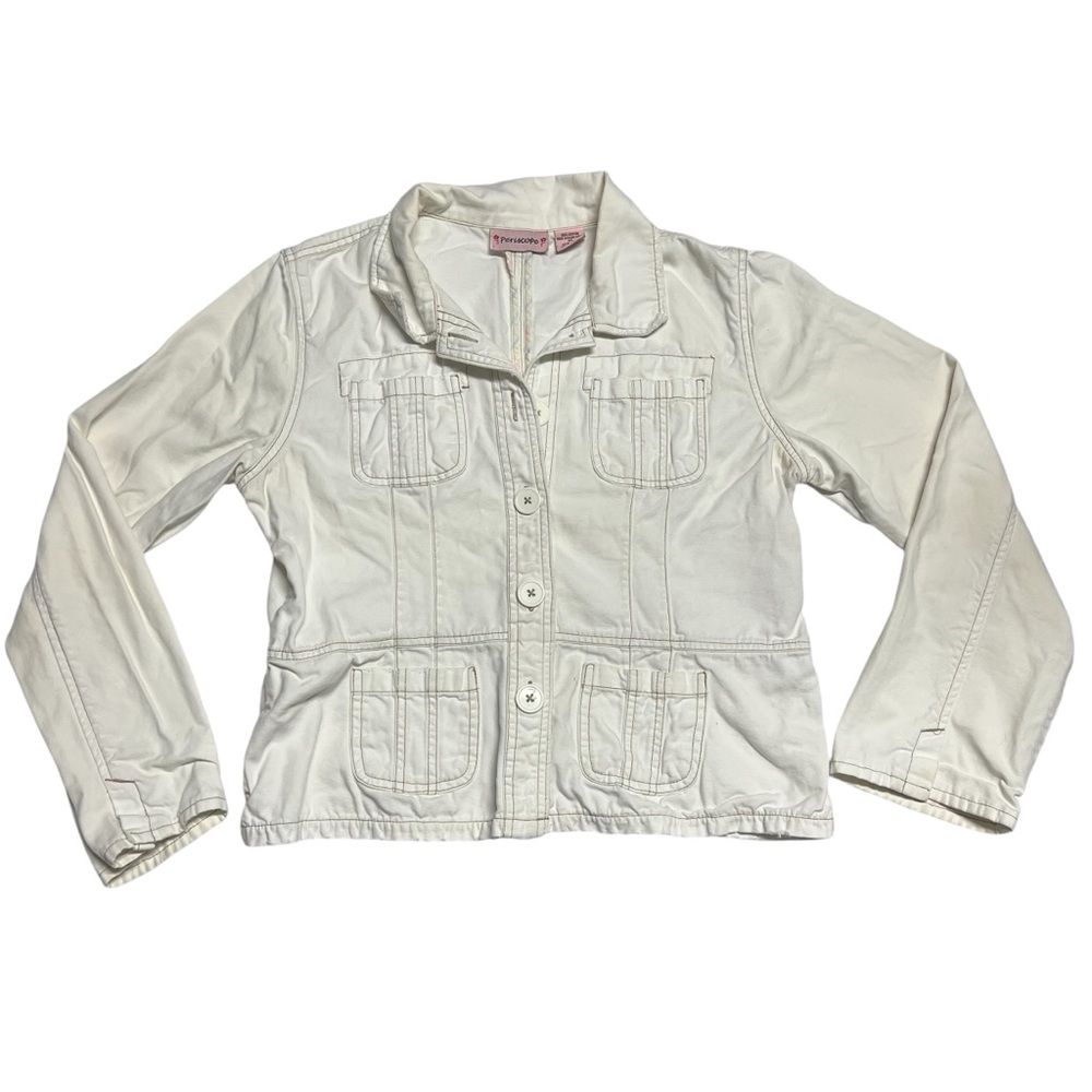 Periscope - Women’s White Denim Jacket Sz. LG/XL